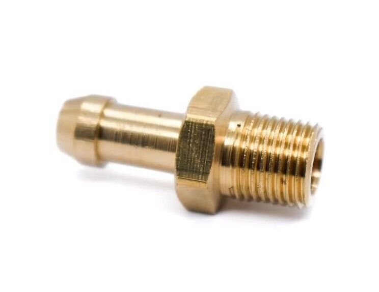 8mm connection nipple 1/8" NPT - brass boost pressure Garrett T2 T25 T28 T3 T4