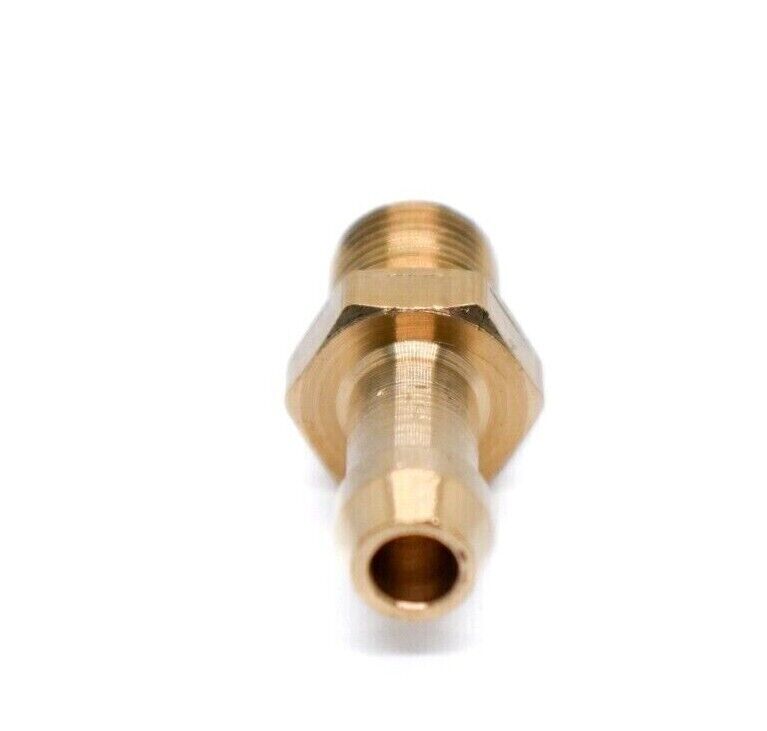 8mm connection nipple 1/8" NPT - brass boost pressure Garrett T2 T25 T28 T3 T4