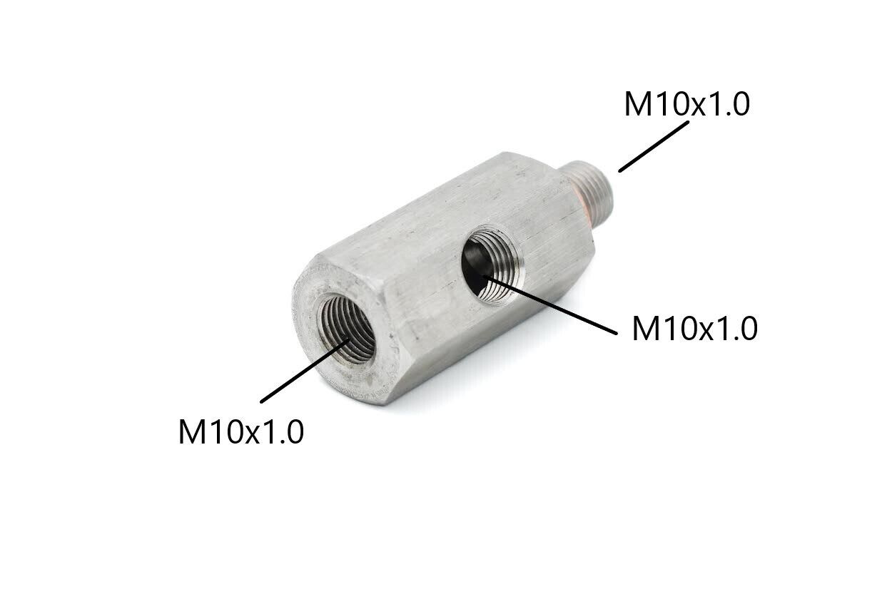 M10x1.0 oil pressure temperature adapter sensor supply line AUDI SEAT VW BMW etc.