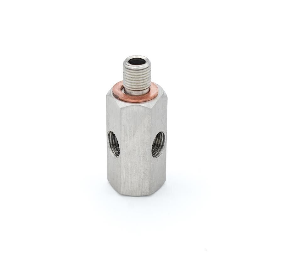 M10x1.0 - Öl Druck Temparatur Adapter Sensor Zulaufleitung AUDI SEAT VW BMW etc