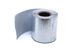 5m x 50mm silver heat protection insulation tape self-adhesive adhesive tape reflective