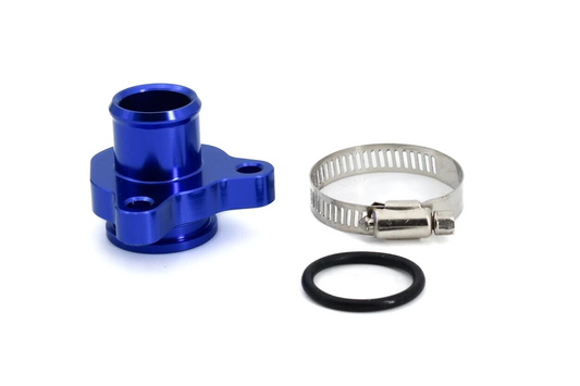 Alu Kühlwasserflansch Adapter BMW N52 N53 N54 N55 3.0L E82 E88 E90 - 11537541992