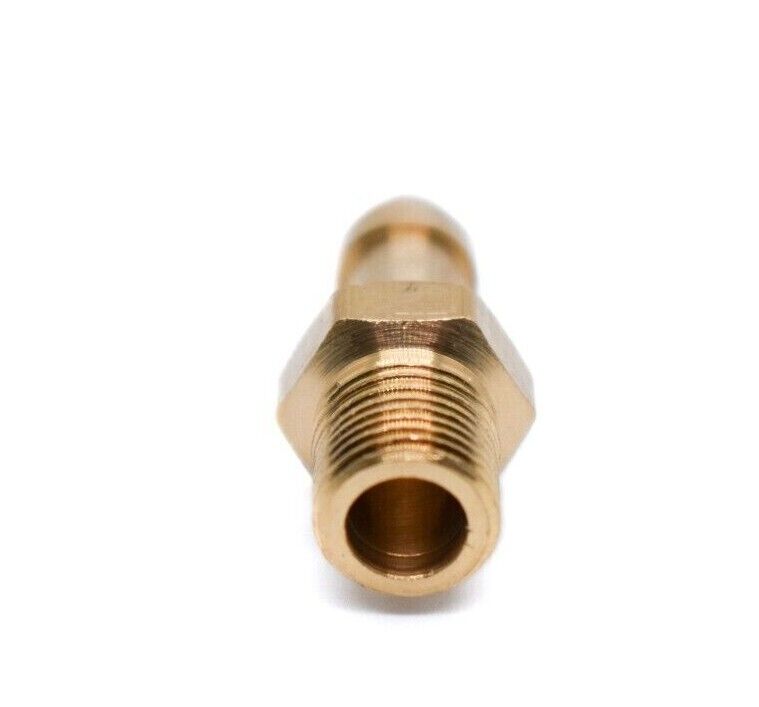 8mm Anschlussnippel 1/8" NPT - Messing Ladedruck Garrett T2 T25 T28 T3 T4