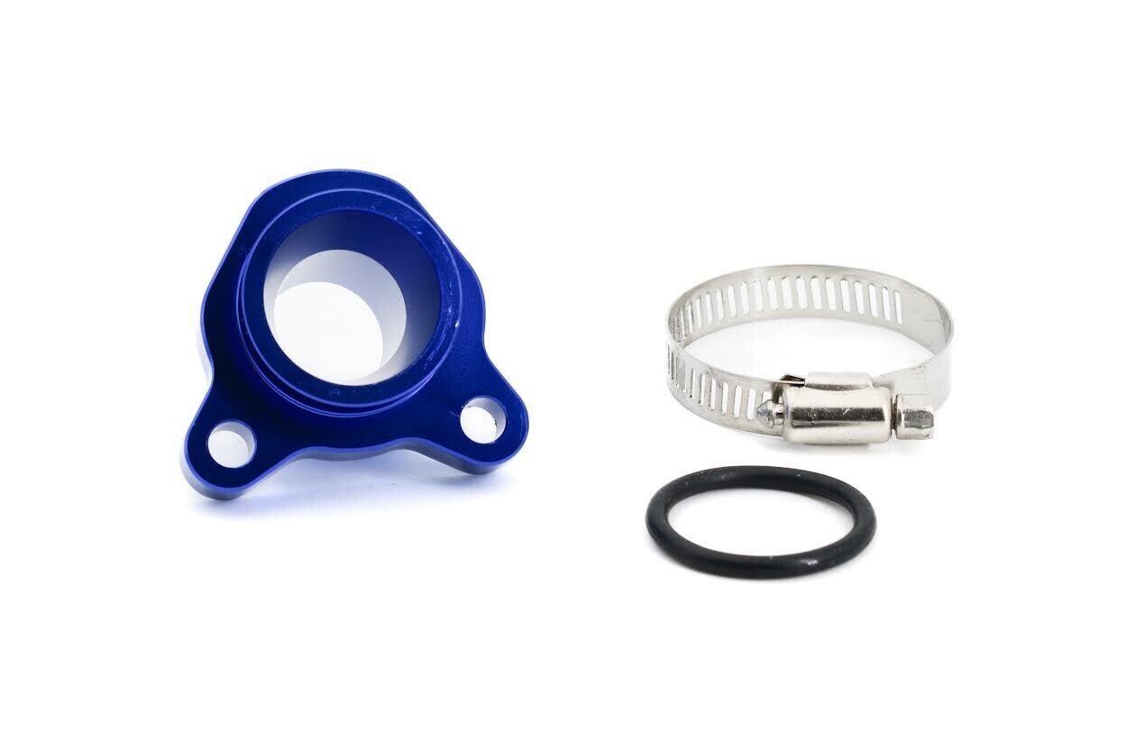 Alu Kühlwasserflansch Adapter BMW N52 N53 N54 N55 3.0L E82 E88 E90 - 11537541992