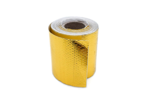 5m x 50mm Gold Heat Protection Insulation Tape Self-Adhesive Tape Reflective 